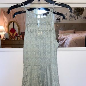 Light green lace dress